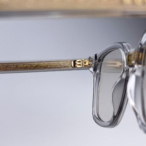 🫧NEW GUCCI LOGO GG0184S 001 Transparent Gray Photochromic Square Unisex Frame - Picture 12 of 15